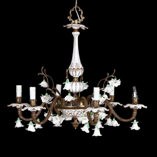 VINTAGE ITALIAN CHANDELIER Circa
