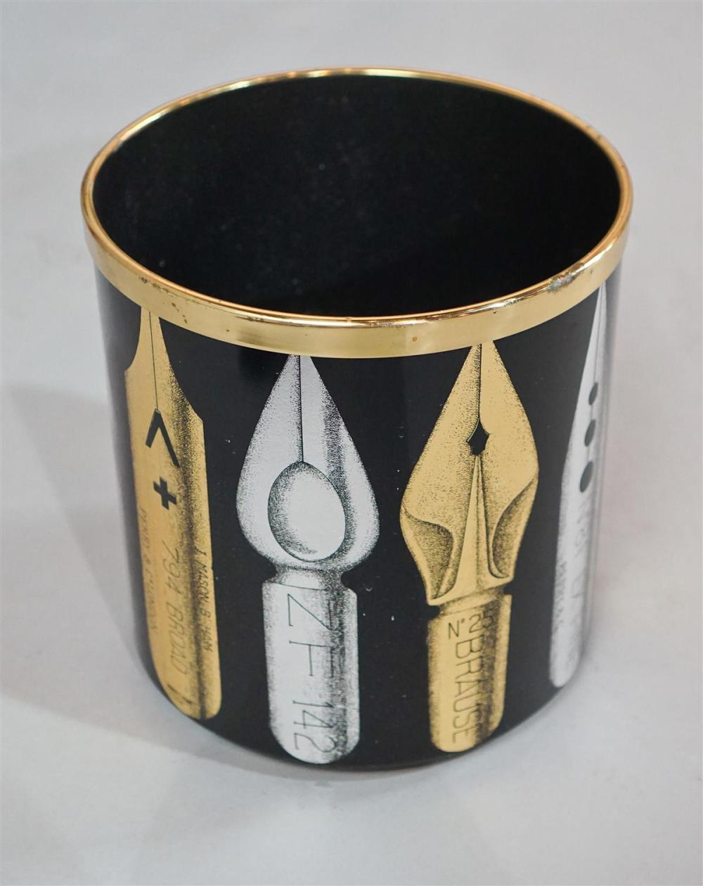 VINTAGE ITALIAN FORNASETTI BIN WITH
