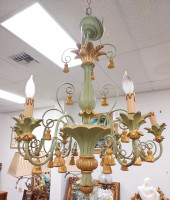 VINTAGE ITALIAN HAND CARVED CH