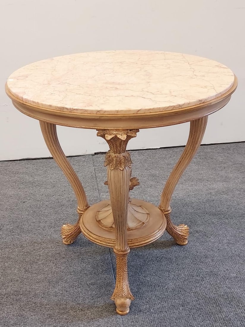 VINTAGE ITALIAN MARBLE TOP