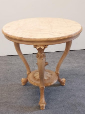 VINTAGE ITALIAN MARBLE TOP OCC