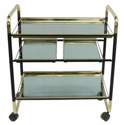 VINTAGE ITALIAN MODERN SMOKED GLASS