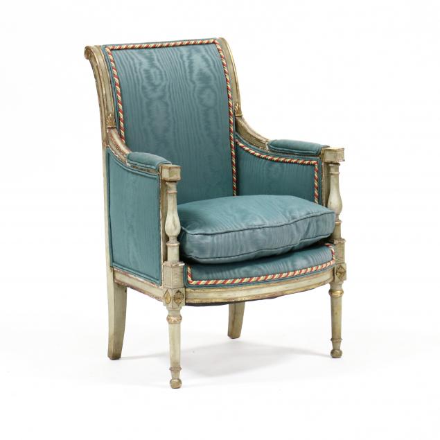 VINTAGE ITALIAN PAINTED BERGERE