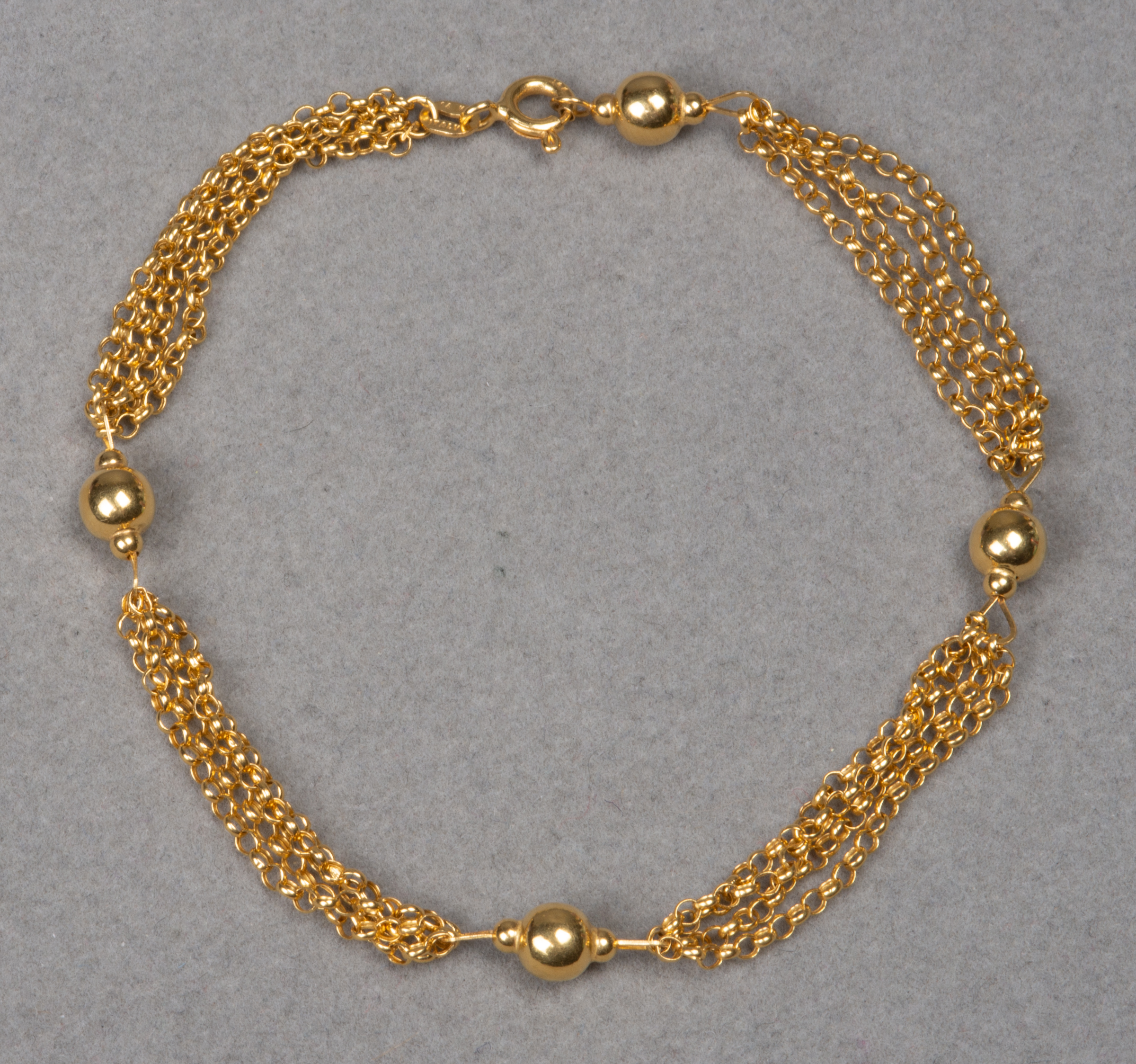 VINTAGE ITALY ITAOR 14K YELLOW GOLD