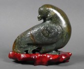 VINTAGE JADE MYTHOLOGICAL BIRD