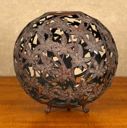 Vintage Japanese bronze ball