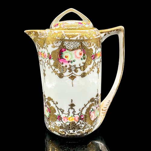 VINTAGE JAPANESE COFFEE POT, GOLD