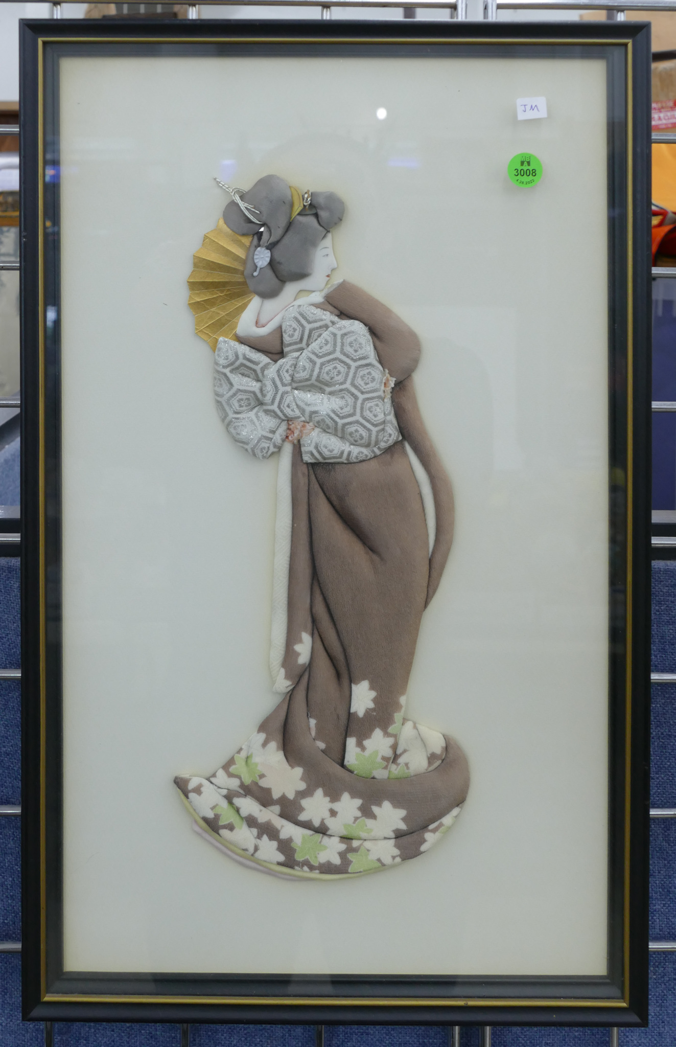 Vintage Japanese Fabric Geisha
