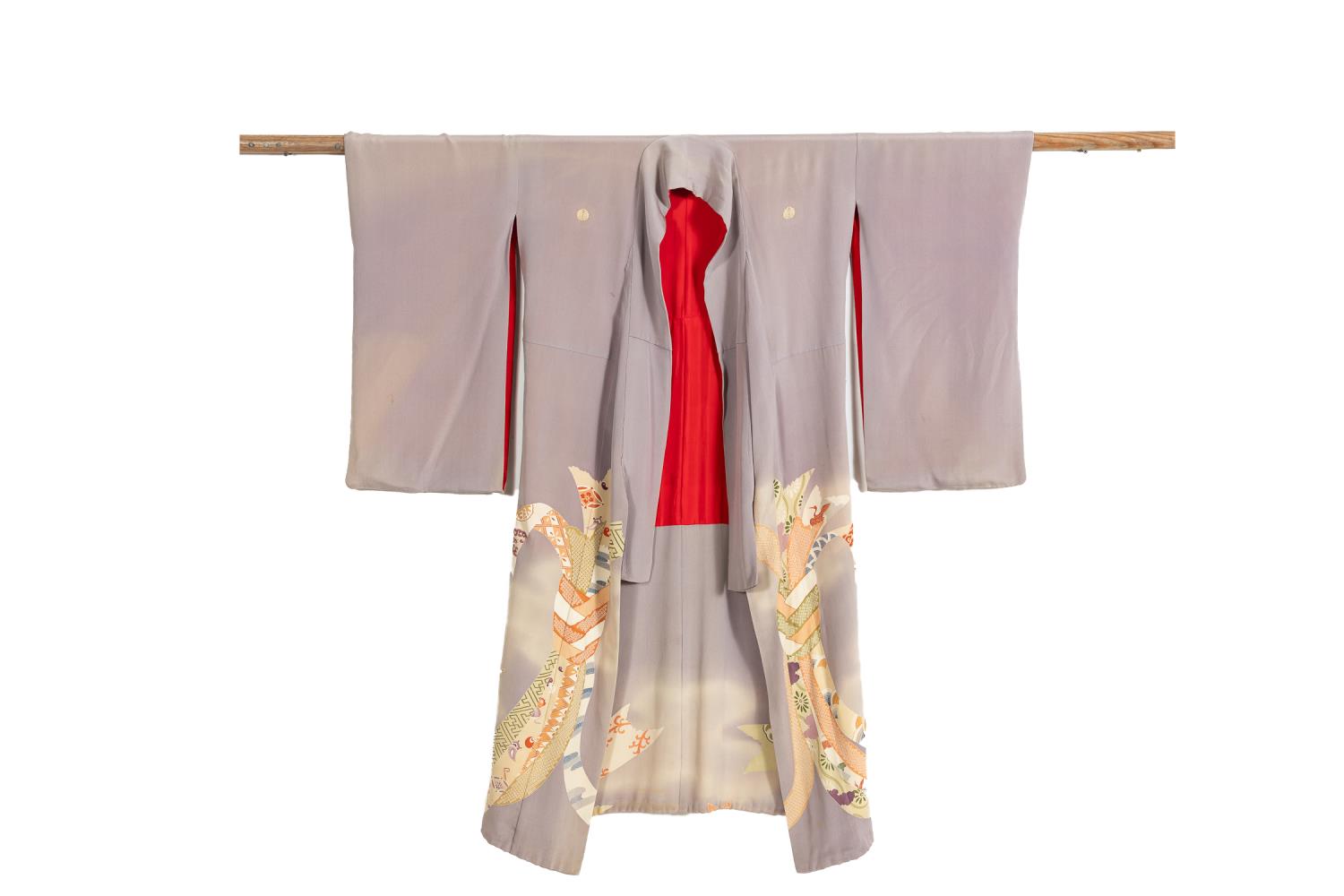 VINTAGE JAPANESE HOUMONGI KIMONO