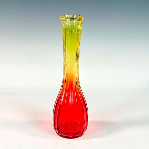 VINTAGE JEANETTE AMBERINA GLASS BUD