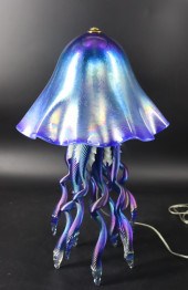 VINTAGE "JELLYFISH" ART GLASS