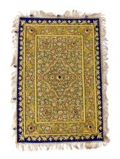 VINTAGE JEWELED KASHMIR TAPEST