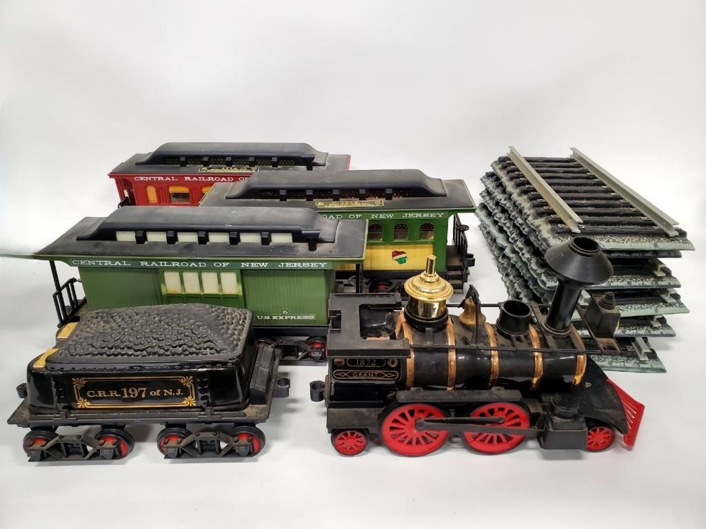 VINTAGE JIM BEAM DECANTER TRAIN SET