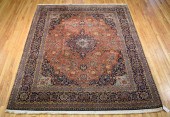 VINTAGE KASHAN ROOM SIZE RUG,