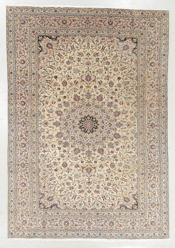 VINTAGE KASHAN RUG, PERSIA: 8'1'' X