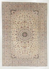 VINTAGE KASHAN RUG, PERSIA: 8'