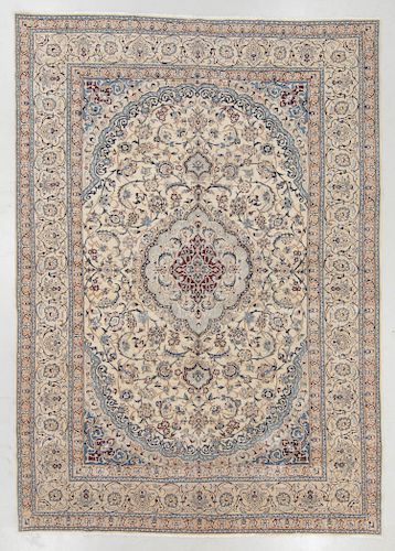 VINTAGE KASHAN RUG, PERSIA: 9'3'' X