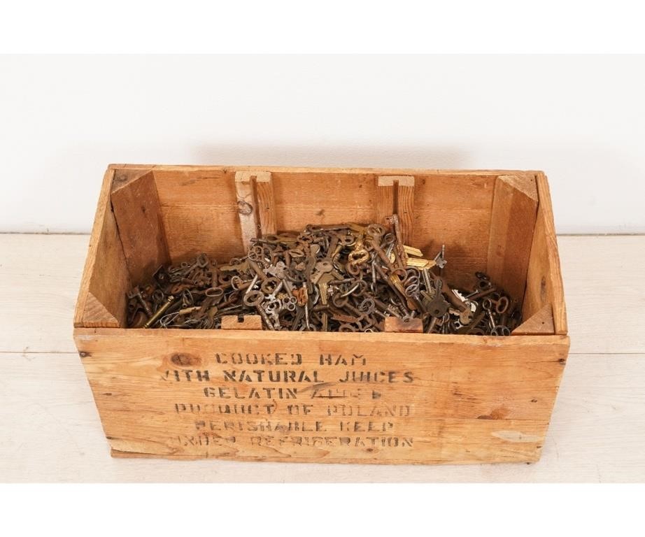 Vintage key collection,