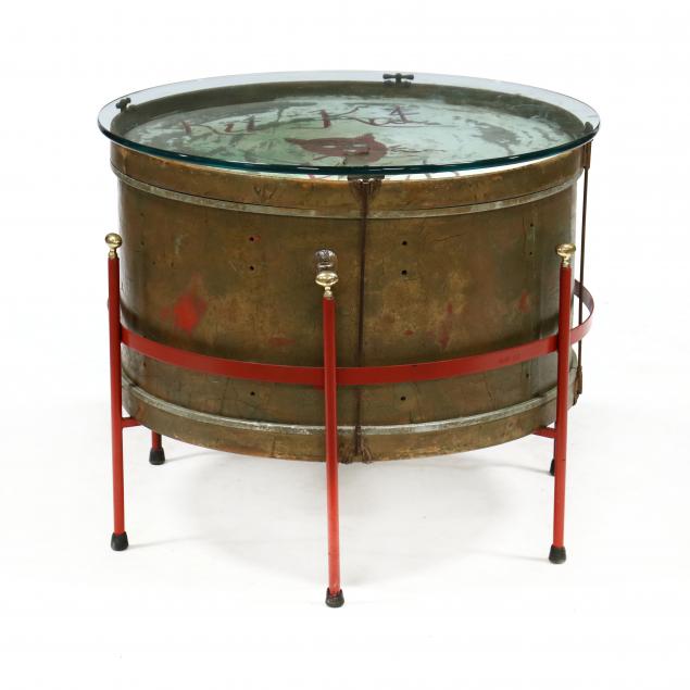VINTAGE KIT KAT KLUB DRUM / TABLE