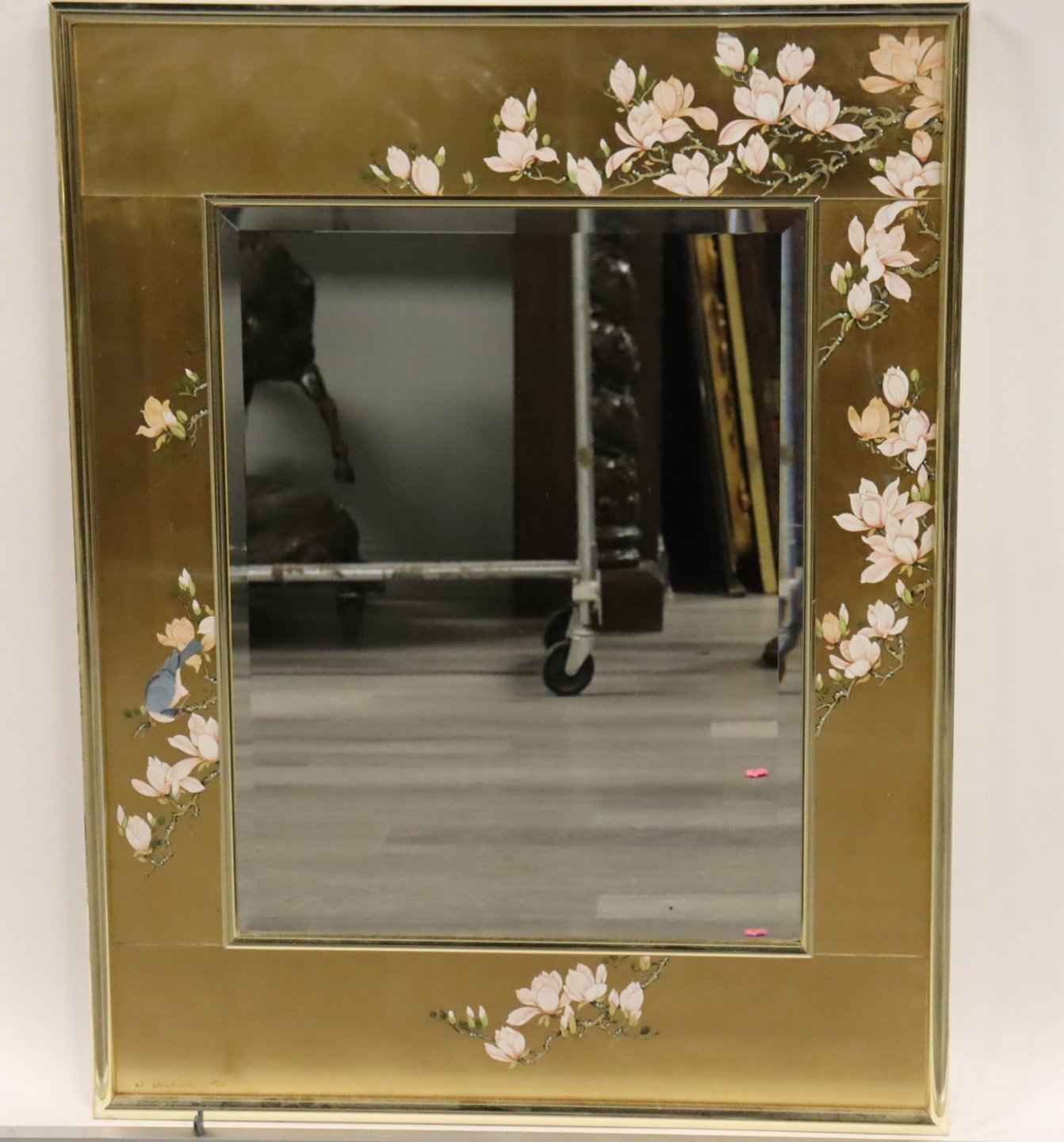 VINTAGE LA BARGE MIRROR. Nice heavy