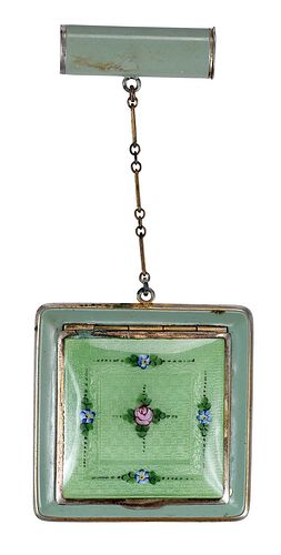 VINTAGE LA MODE GUILLOCHE ENAMEL