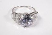VINTAGE LADIES PLATINUM RING S