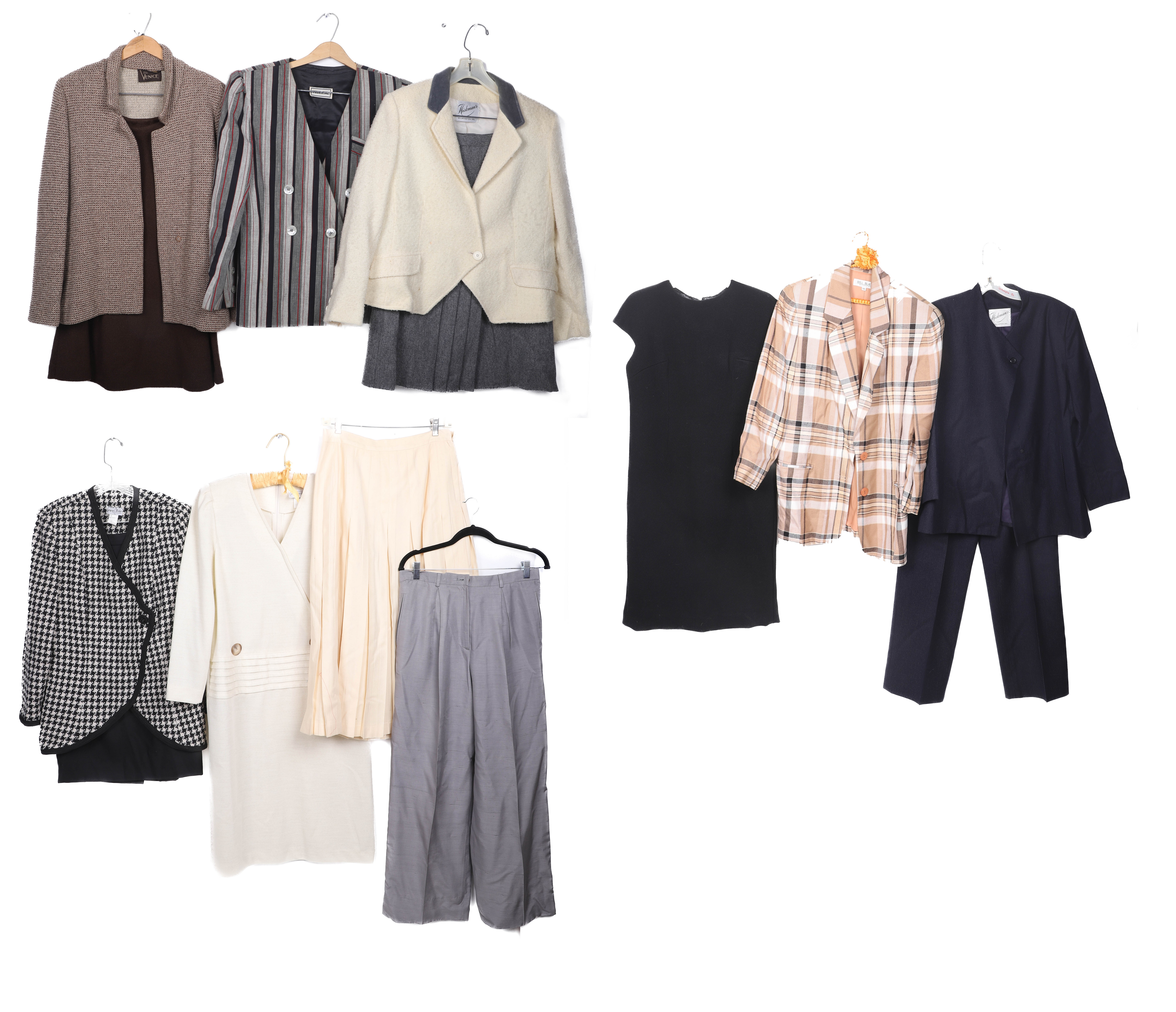 Vintage ladies suit grouping,