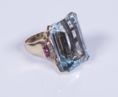 VINTAGE LADY'S RETRO ERA AQUAM