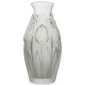 VINTAGE LALIQUE CRYSTAL TULIP