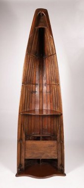 VINTAGE LAPSTRAKE CANOE SECTIO