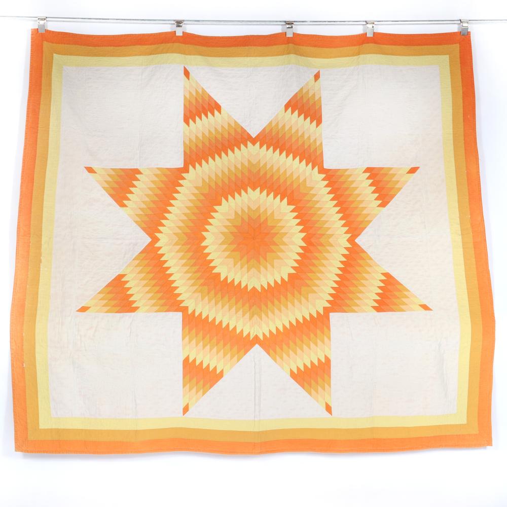VINTAGE LARGE HAND MADE AND QUILTED