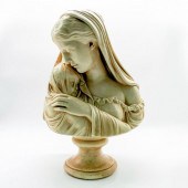 VINTAGE LARGE SCULPTURE BUST M
