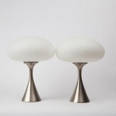 VINTAGE LAUREL PAIR OF MUSHROO