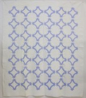 VINTAGE LAVENDER AND WHITE "WE