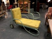 VINTAGE LAWN CHAIR AND CHAISEM