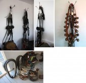 VINTAGE LEATHER HORSE TACK COL