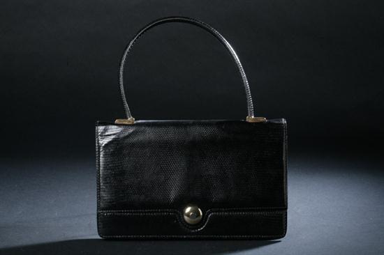 VINTAGE LEDERER BLACK SNAKESKIN
