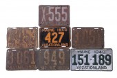 VINTAGE LICENSE PLATES Lot of