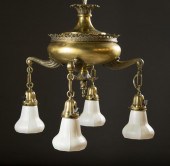 VINTAGE LIGHT FIXTURE WITH QUE
