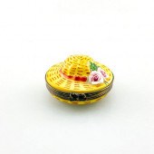 VINTAGE LIMOGES SUNHAT WITH RO