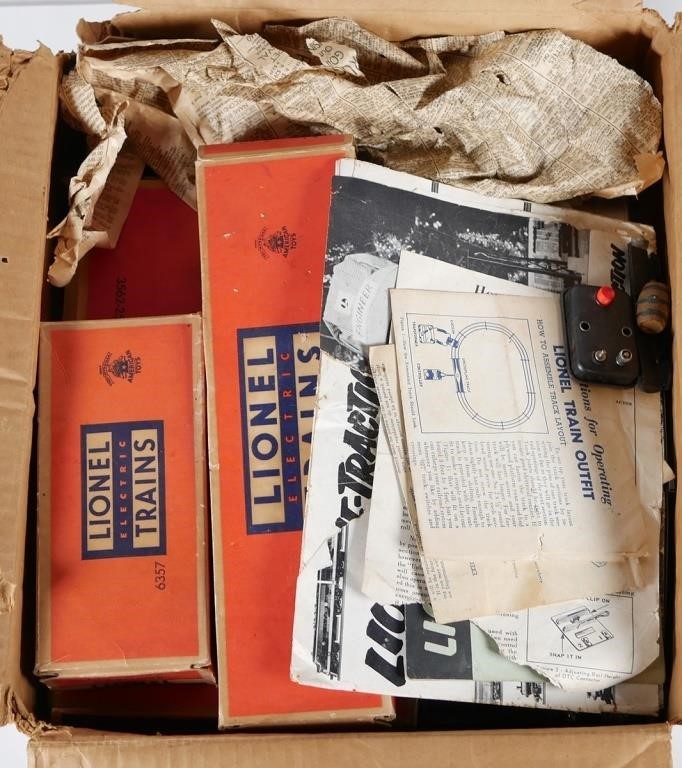 VINTAGE LIONEL TRAIN IN BOXPieces