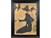 Vintage lithographed poster af
