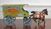 Vintage lithographed tin US Ma