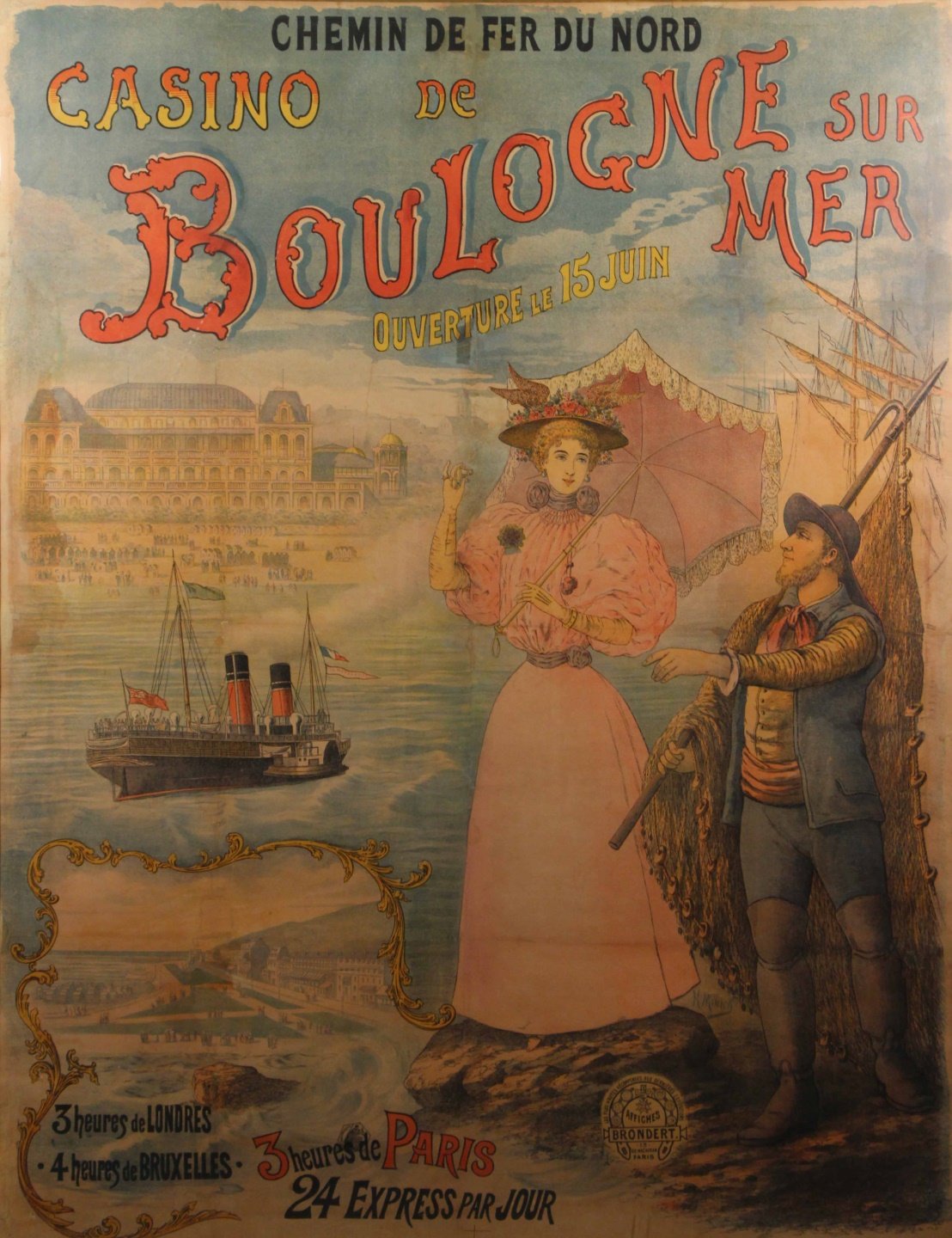 VINTAGE LITHOGRAPHIC POSTER