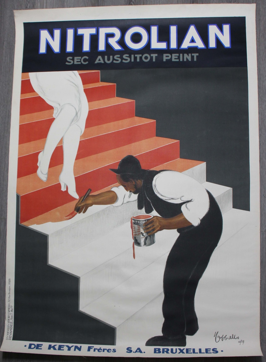 VINTAGE LITHOGRAPHIC POSTER
