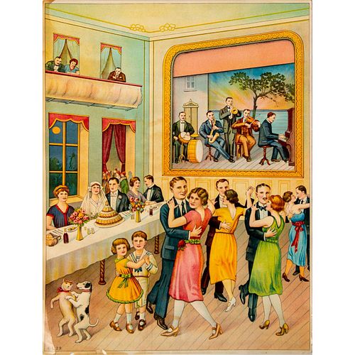 VINTAGE LITHUANIAN POSTER, UNTITLED