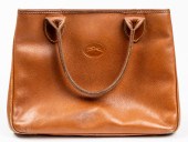 VINTAGE LONGCHAMP BROWN LEATHE