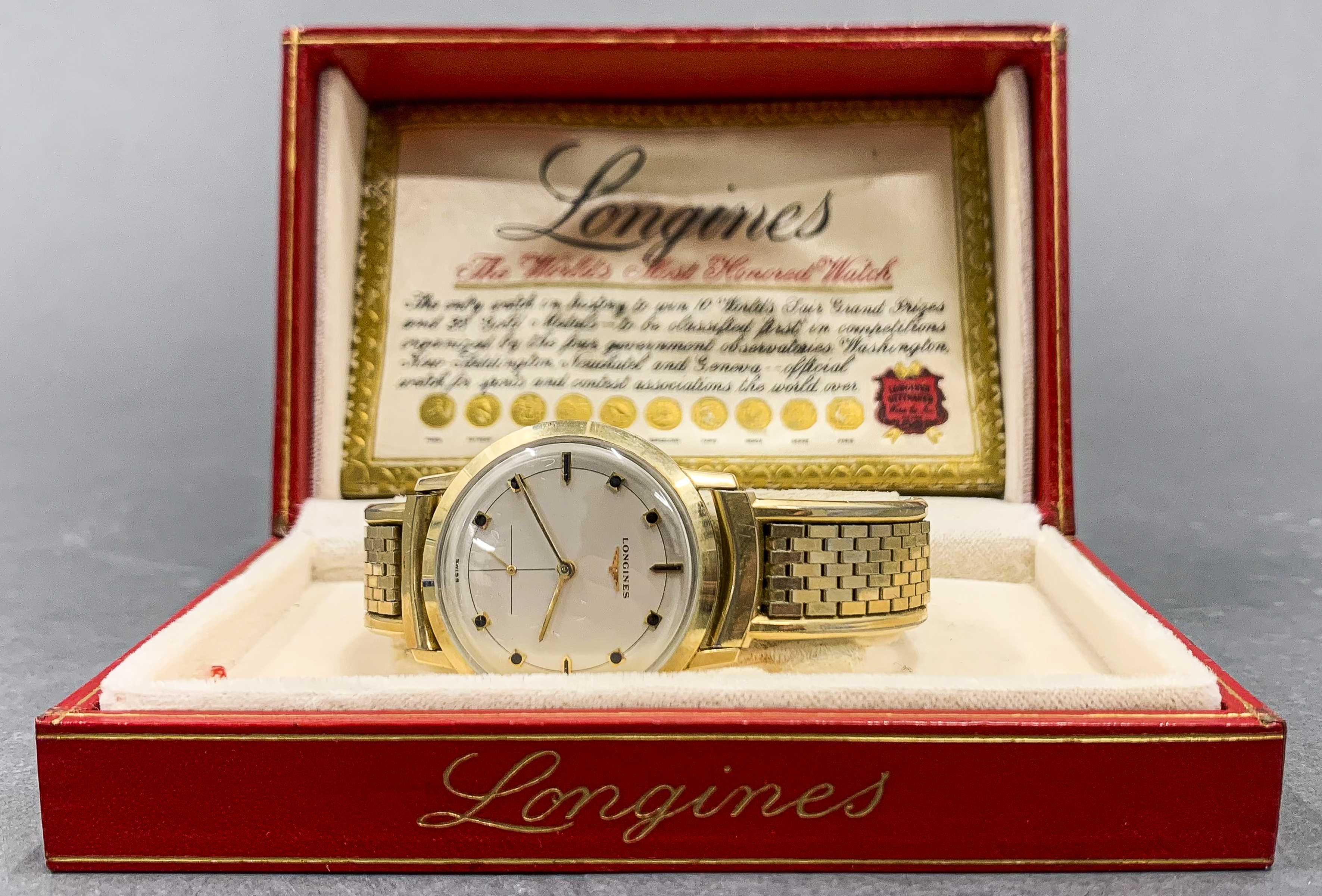 VINTAGE LONGINES 10K GOLD FILLED
