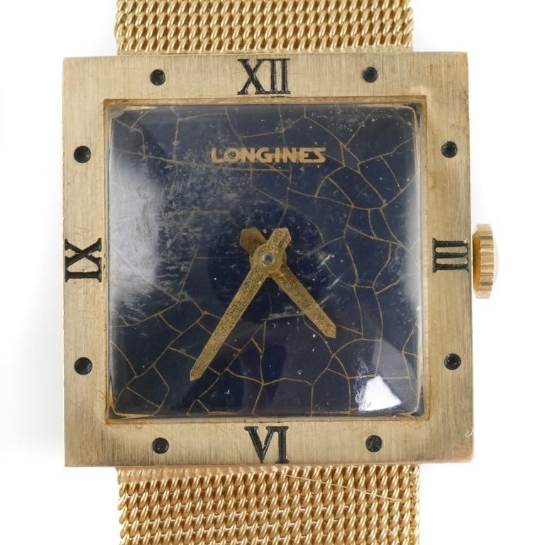 VINTAGE LONGINES MENS 14K GOLD