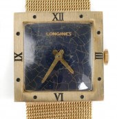 VINTAGE LONGINES MENS 14K GOLD